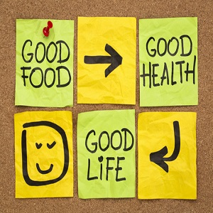 good food, health and life